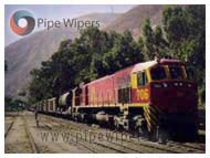 TRAIN INDUSTRY PIPE WIPERS